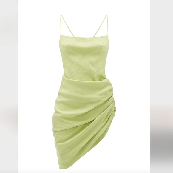 **NWT - Jacquemus Green 'La Robe Saudade' Dress - SZ 36 - Picture 4 of 16